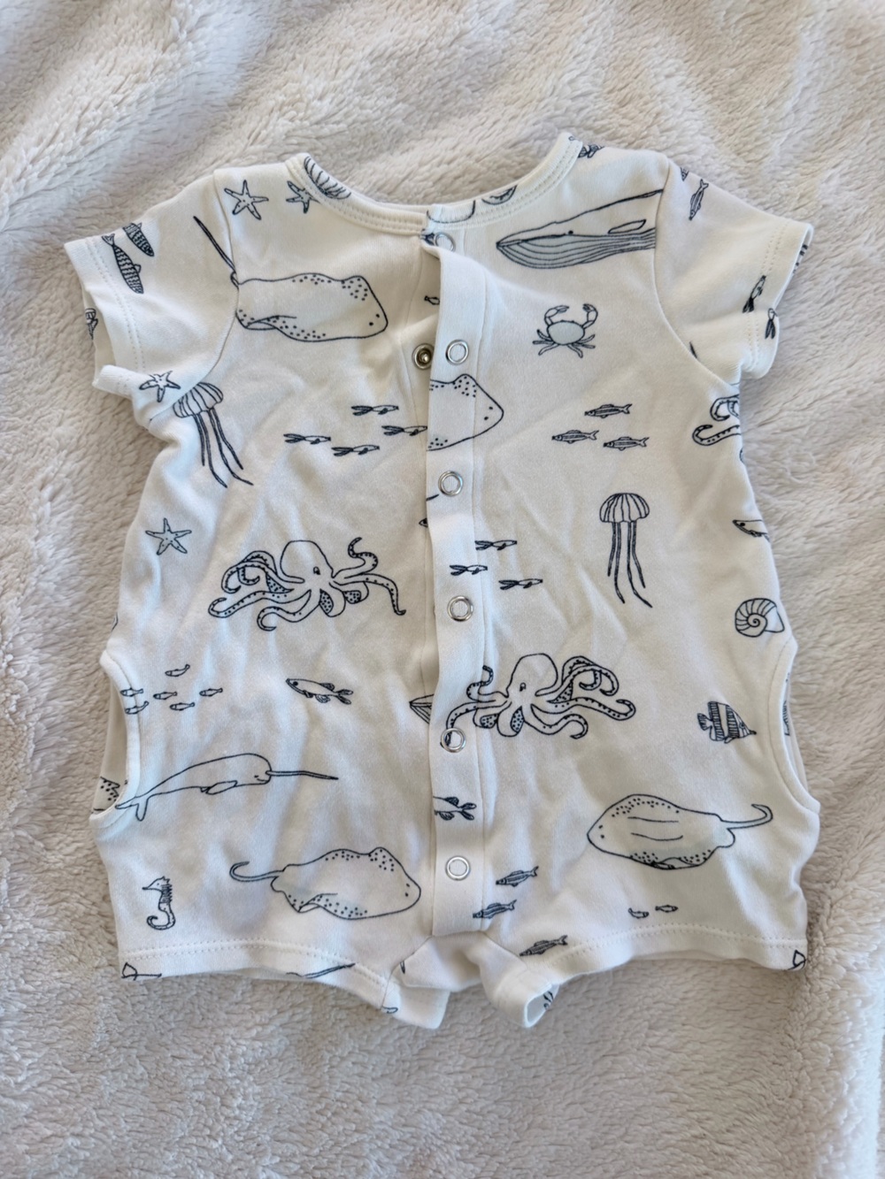 Pehr Life Aquatic Romper 0-3m